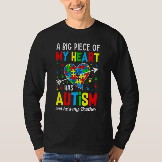 Autistic Boy Piece My Heart heeft autisme Hij is m T-shirt (Voorkant)