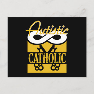 Autistic Catholic God Religion Prayer Autism Gift Briefkaart