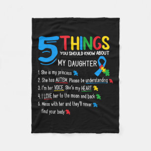 Autistic Dautisme Autisme Awareness Support Mama D Fleece Deken