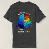 Autistic Genius Autisme T-shirt (Design voorkant)