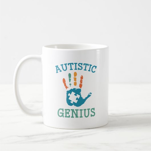Autistic Genius Koffiemok (Links)