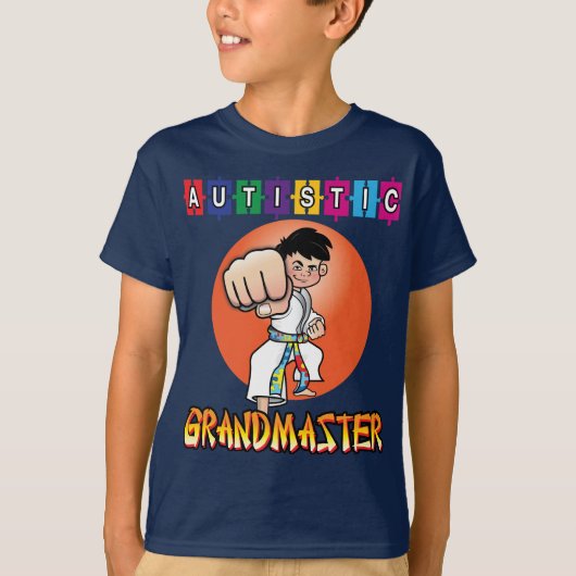 Autistic Grand Master Kind T-shirt (Voorkant)