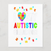 Autistic Grandson Autisme Awareness Autistic Gift Flyer (Voorkant)