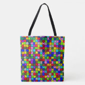 Autistic Jigzaag Tote Bag (Voorkant)