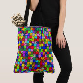Autistic Jigzaag Tote Bag (Dichtbij)