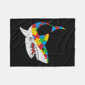 Autistic Kids Autism Awarenes Fleece Deken (Voorkant (Horizontaal))