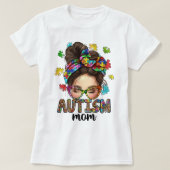 Autistic mum t-shirt, gifts for mum t-shirt (Design voorkant)