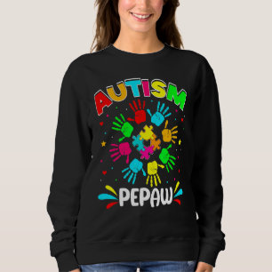 Autistic Pepaw Puzzle Support Family Autisme Aware Trui