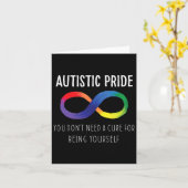 Autistic Pride Autism Awareness Acceptation Love H Kaart (Gele Bloem)