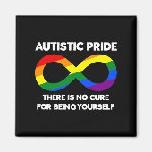 Autistic Pride - Autism Awareness - Rainbow Infini Magneet (Voorkant)