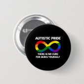 Autistic Pride - Autism Awareness - Rainbow Infini Ronde Button 5,7 Cm (Voorkant /achterkant)