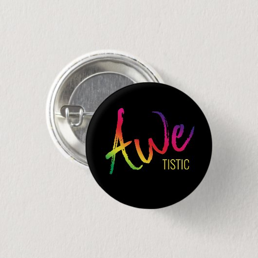 Autistic Pride Awetistic Autism Awareness Spectrum Ronde Button 3,2 Cm (Voorkant /achterkant)