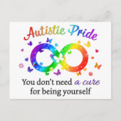 Autistic Pride Briefkaart (Voorkant)