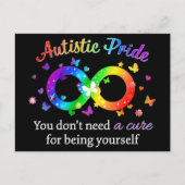 Autistic Pride Briefkaart (Voorkant)