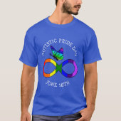 Autistic Pride Day June 18th Awareness Shirt (Voorkant)