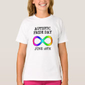 Autistic Pride Day June 18th Shirt (Voorkant)