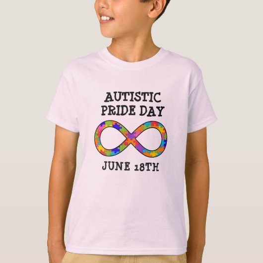 Autistic Pride Day June 18th Shirt (Voorkant)