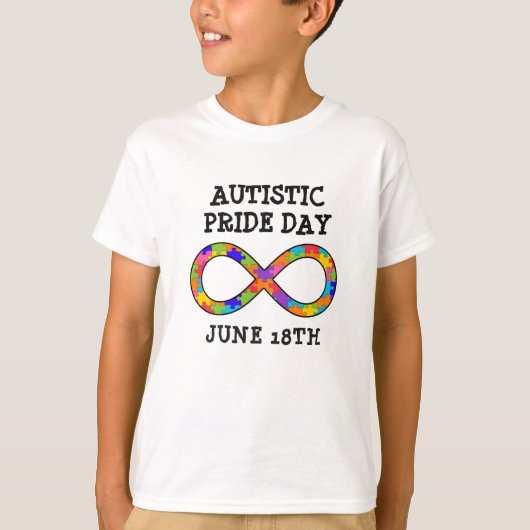 Autistic Pride Day June 18th Shirt (Voorkant)
