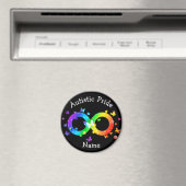 Autistic Pride Infinity Symbool Magneet (Insitu (Vaatwasser))