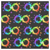 Autistic Pride Infinity Symbool Stof (Swatch)