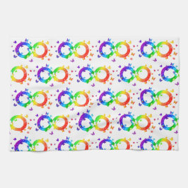 Autistic Pride Infinity Symbool Theedoek