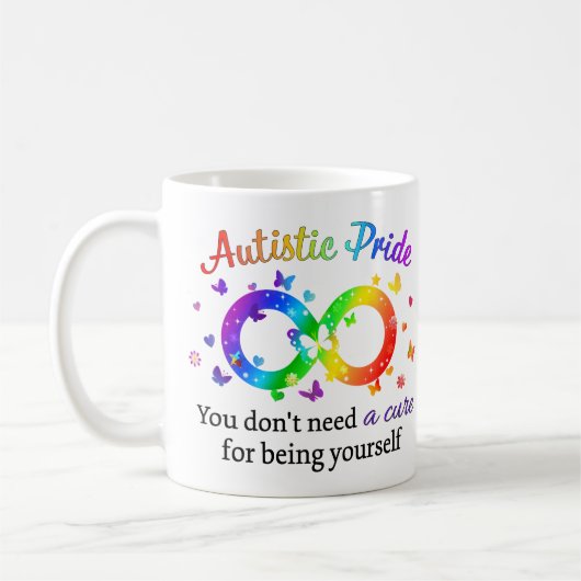 Autistic Pride Koffiemok (Links)