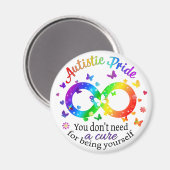 Autistic Pride Magneet (Voorkant / Achterkant)