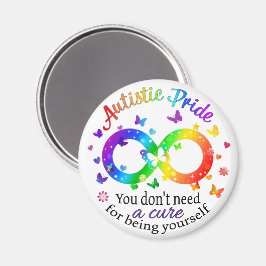 Autistic Pride Magneet (Voorkant / Achterkant)
