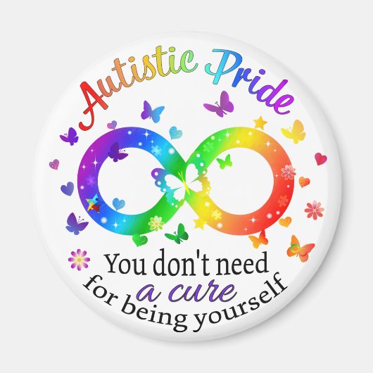 Autistic Pride Magneet (Voorkant)