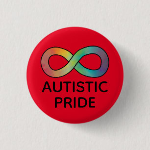 Autistic Pride Neurodiversity Acceptation Button