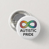 Autistic Pride Neurodiversity Acceptation Button (Voorkant /achterkant)
