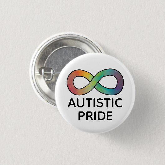 Autistic Pride Neurodiversity Acceptation Button (Voorkant /achterkant)