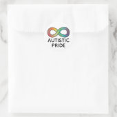 Autistic Pride Neurodiversity Acceptation Ronde Sticker (Tas)