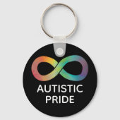 Autistic Pride Neurodiversity Acceptation Sleutelhanger (Voorkant)