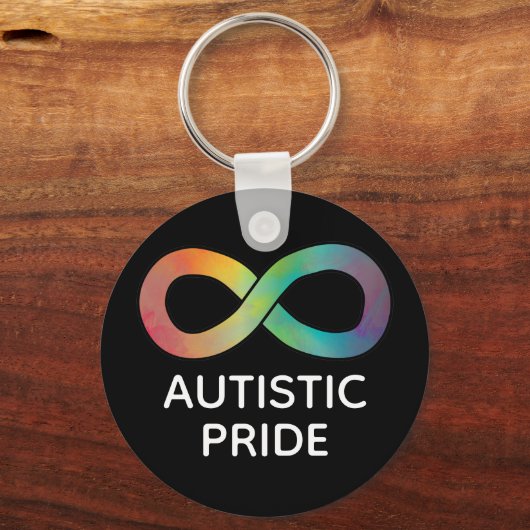 Autistic Pride Neurodiversity Acceptation Sleutelhanger (Voorkant)