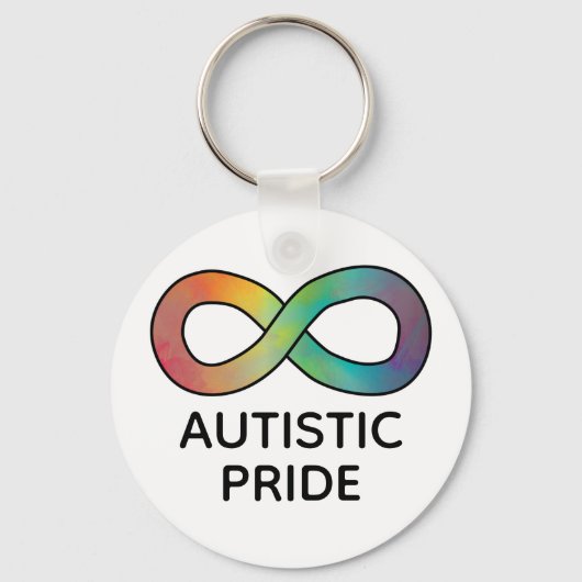 Autistic Pride Neurodiversity Acceptation Sleutelhanger (Voorkant)