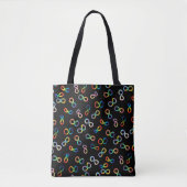 Autistic Pride Neurodiversity Acceptation Tote Bag (Voorkant)