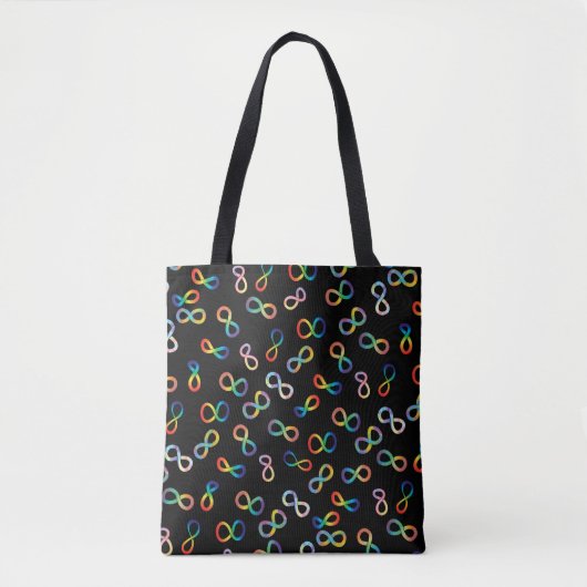 Autistic Pride Neurodiversity Acceptation Tote Bag (Voorkant)