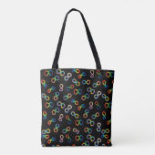 Autistic Pride Neurodiversity Acceptation Tote Bag (Achterkant)