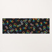 Autistic Pride Neurodiversity Acceptation Yogamat (Achterkant (horizontaal))