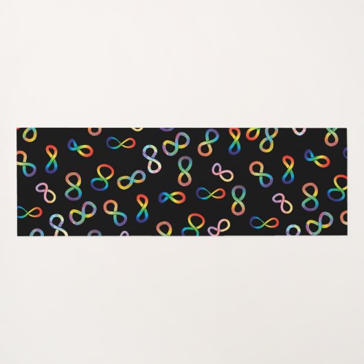 Autistic Pride Neurodiversity Acceptation Yogamat (Achterkant (horizontaal))