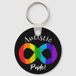Autistic Pride Neurodiversity Autism Rainbow Keych Sleutelhanger