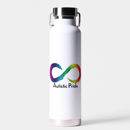Autistic Pride neurodiversity logo Waterfles (Voorkant)