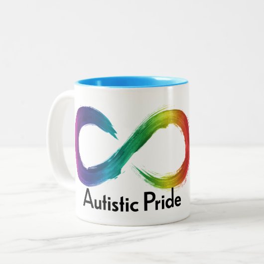 Autistic Pride Neurodiversity Mok (Voorkant links)