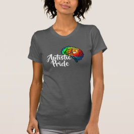 Autistic Pride Rainbow Brain T-Shirt