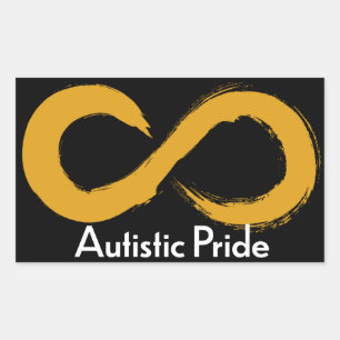 Autistic Pride Rechthoekige Sticker