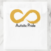 Autistic Pride Rechthoekige Sticker (Tas)