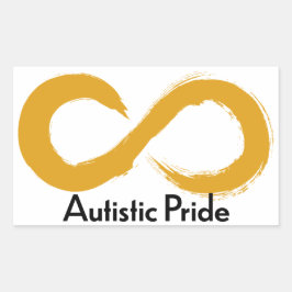Autistic Pride Rechthoekige Sticker