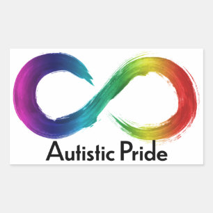 Autistic Pride Rechthoekige Sticker