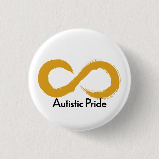 Autistic Pride Ronde Button 3,2 Cm (Voorkant)